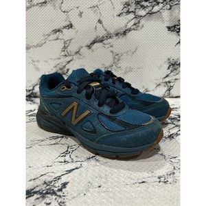 New Balance 990 V4 “Blue Sapphire” Aqua/ Teal Sneaker Toddler/Kids Size 1